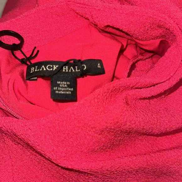 NEW Black Halo Corinne Sleeveless Flared-Leg Laguna Pink Jumpsuit sz 4 - Picture 7 of 8